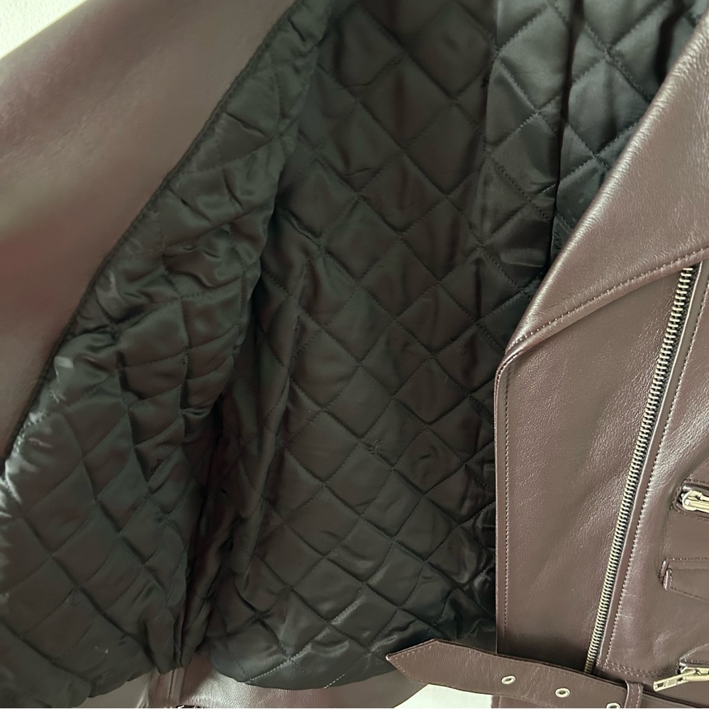 Kooples Leather Biker Jacket - Picture 6 of 8